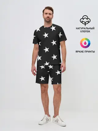 Мужской костюм с шортами / Звёзды