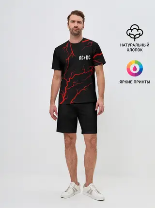Мужской костюм с шортами / AC DС