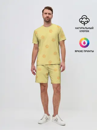 Мужской костюм с шортами / Кошачьи следы