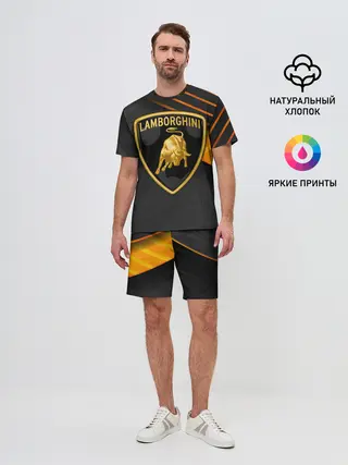 Мужской костюм с шортами / Lamborghini