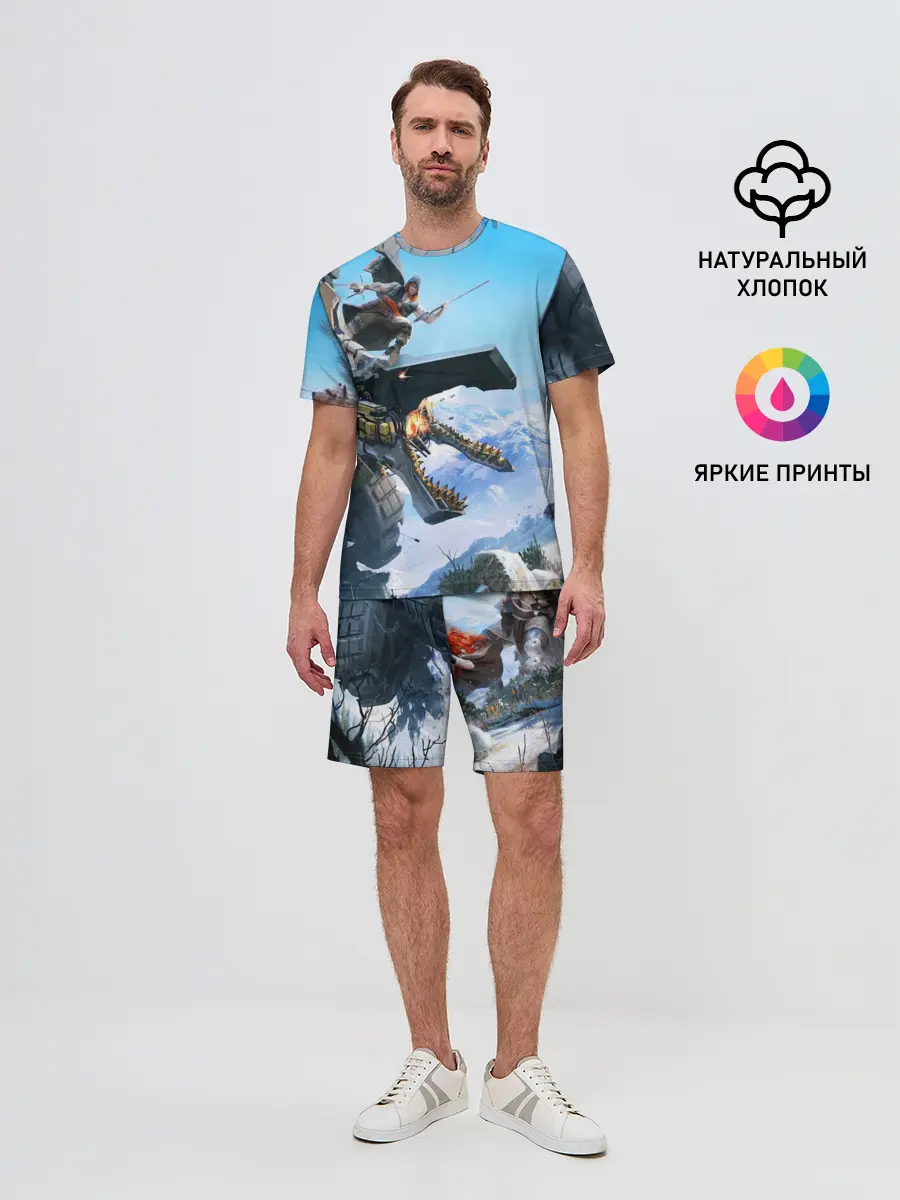 Мужской костюм с шортами / Horizon Zero Dawn