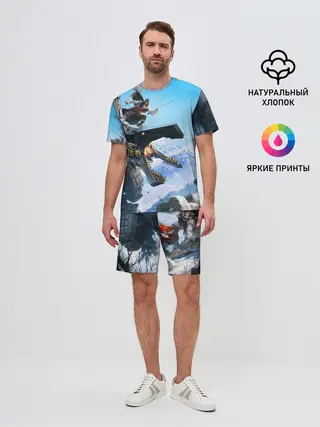 Мужской костюм с шортами / Horizon Zero Dawn