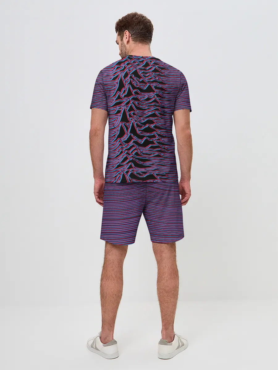 Мужской костюм с шортами / Joy Division Glitch