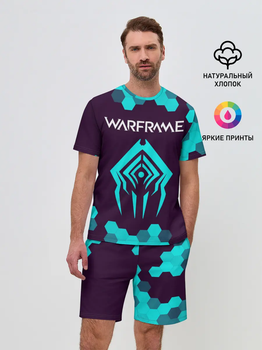 Мужской костюм с шортами / WARFRAME / ВАРФРЕЙМ