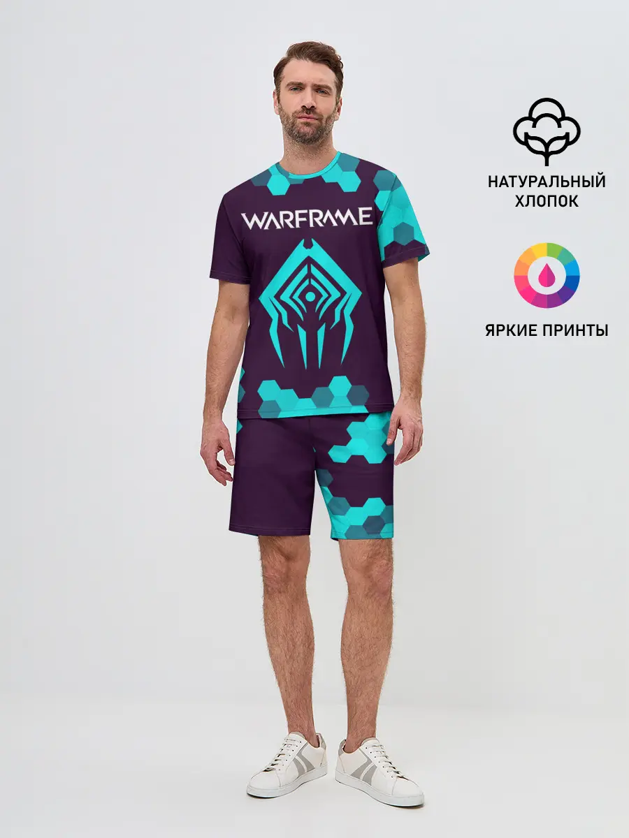 Мужской костюм с шортами / WARFRAME / ВАРФРЕЙМ