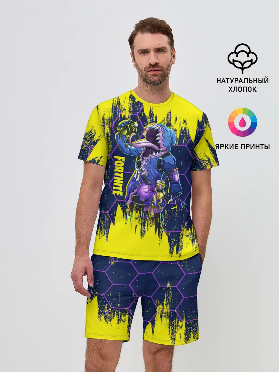 Мужской костюм с шортами / Fortnite Big Mouth