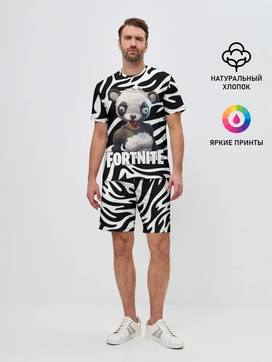 Мужской костюм с шортами / Fortnite | Panda