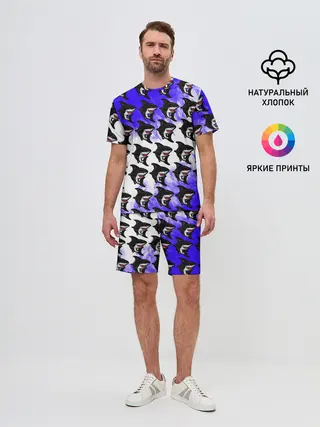 Мужской костюм с шортами / Акула