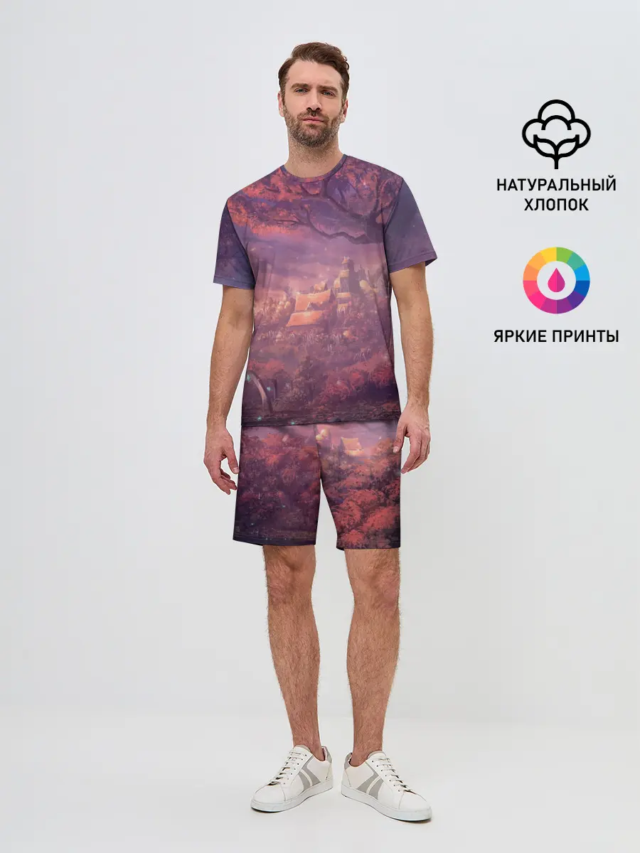 Мужской костюм с шортами / Fantasy Forest