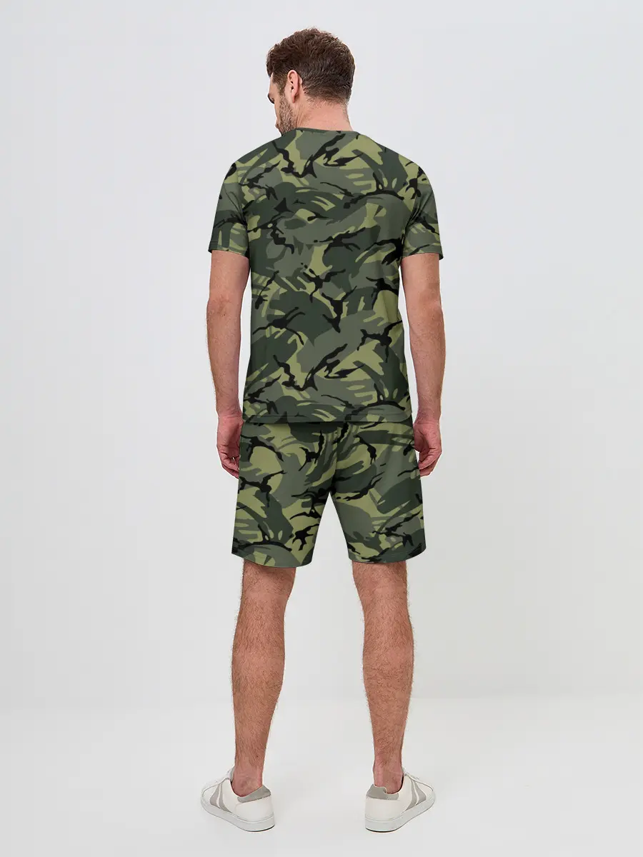 Мужской костюм с шортами / Камуфляж