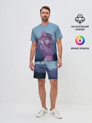 Мужской костюм с шортами / Рафталия