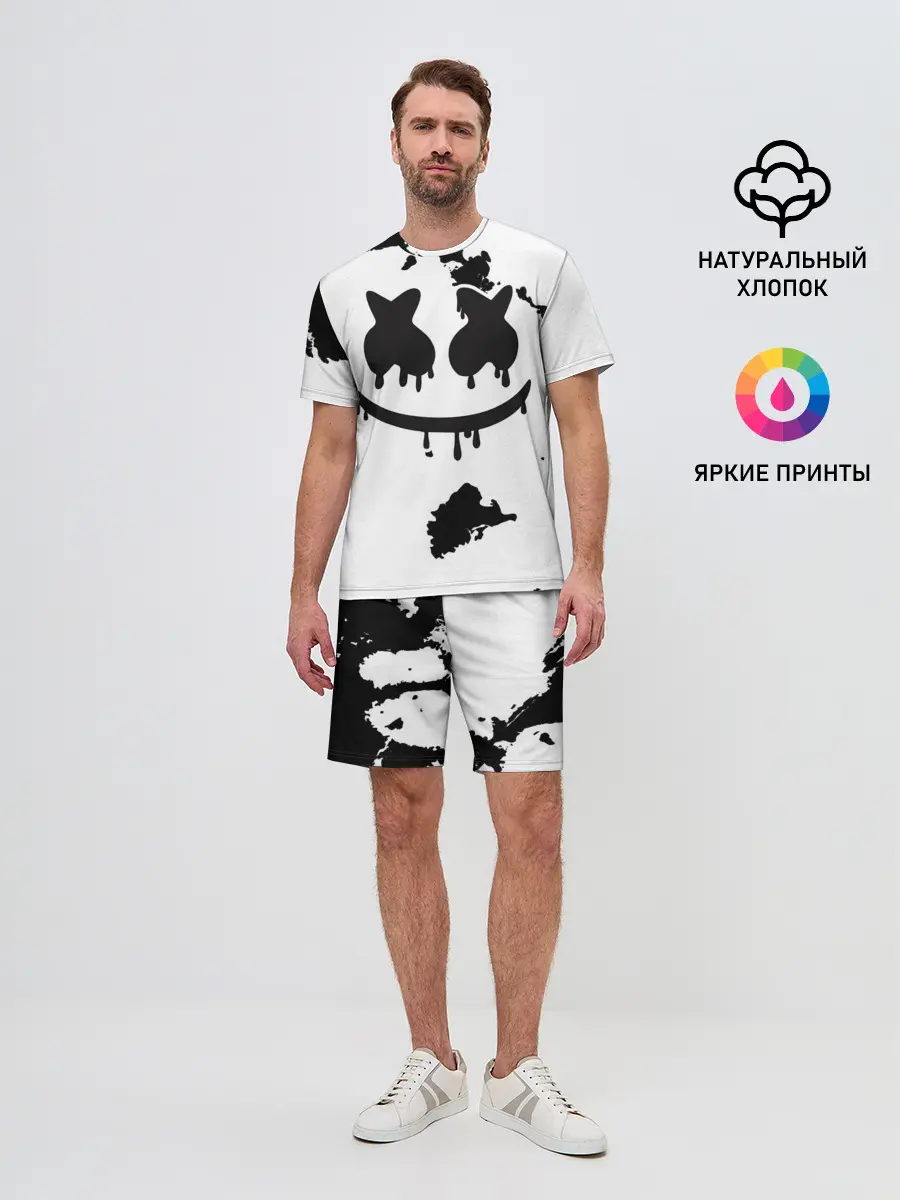 Мужской костюм с шортами / Marshmello