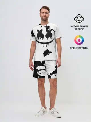 Мужской костюм с шортами / Marshmello