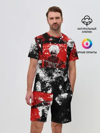 Мужской костюм с шортами / Кен канеки