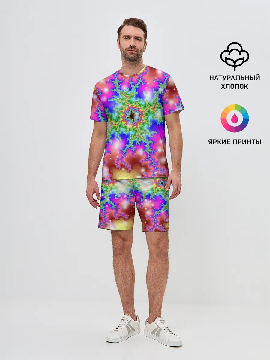 Мужской костюм с шортами / Абстракция