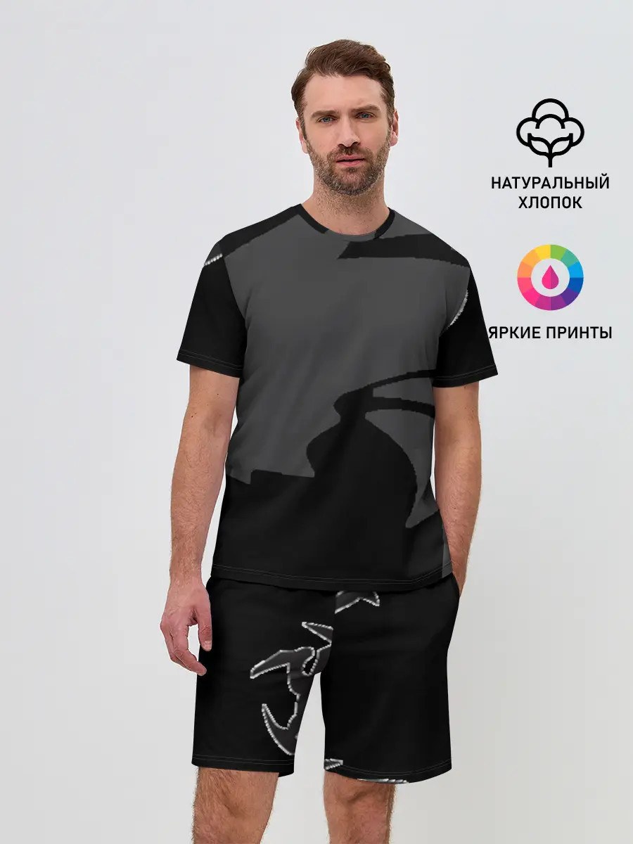 Мужской костюм с шортами / Драконы