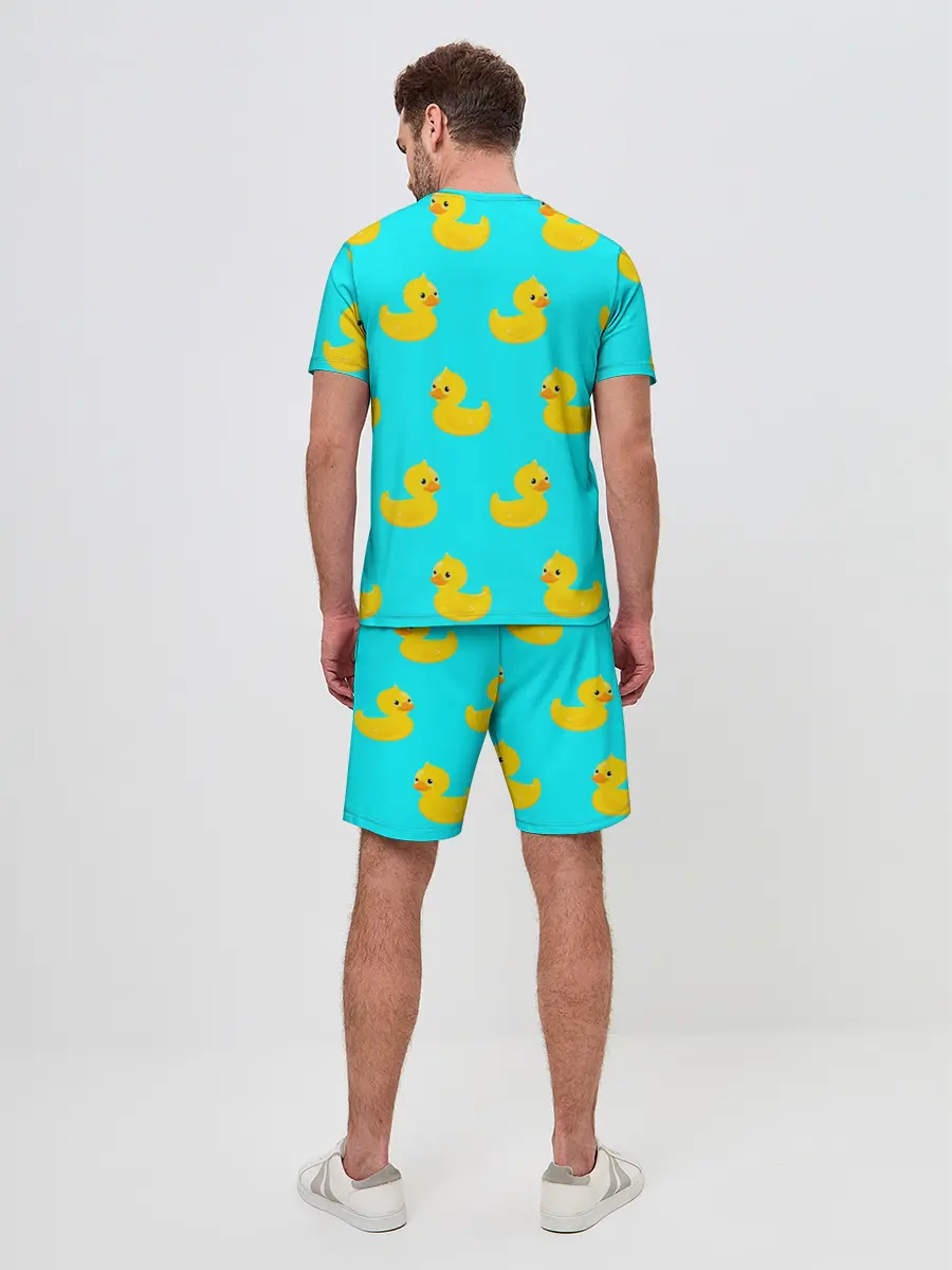 Мужской костюм с шортами / Уточки