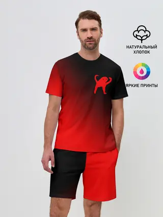 Мужской костюм с шортами / ЪУЪ СЪУКА