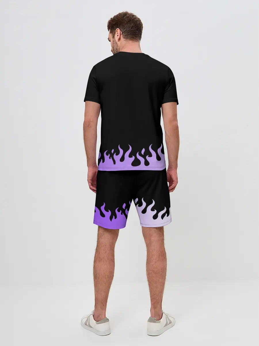 Мужской костюм с шортами / Дракон и огонь