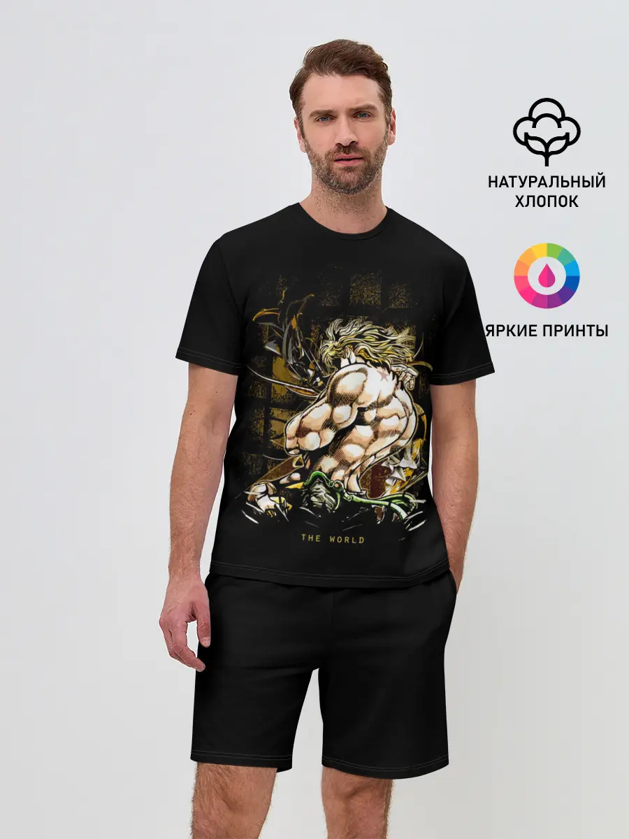 Мужской костюм с шортами / Джонатан на черном