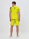Мужской костюм с шортами / Джонатан на желтом брызги
