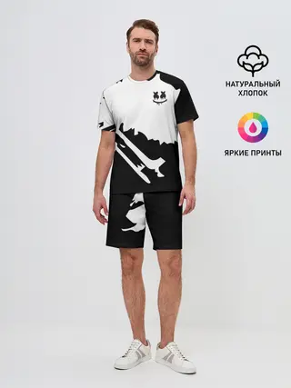 Мужской костюм с шортами / Marshmello