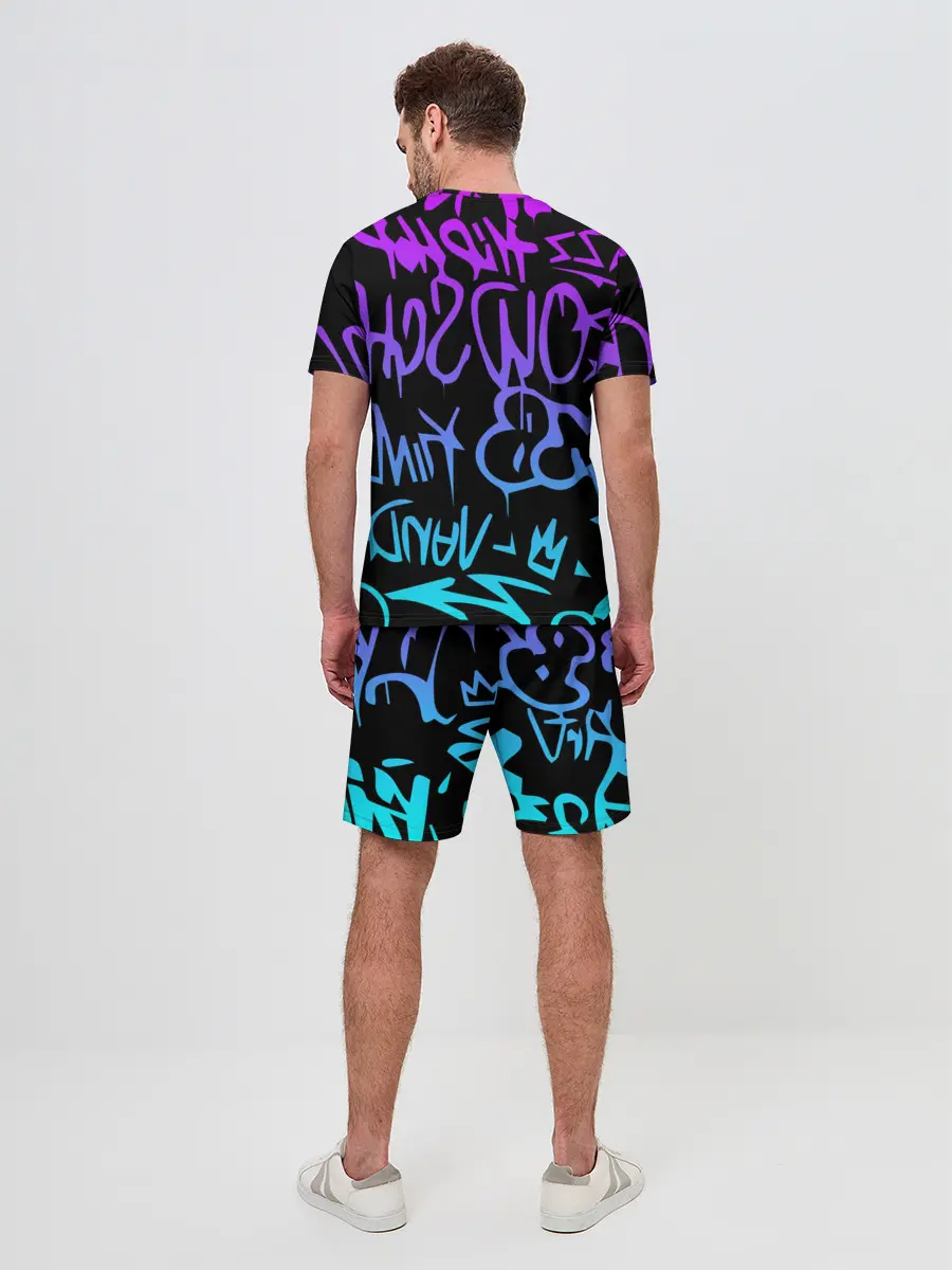 Мужской костюм с шортами / Marshmello