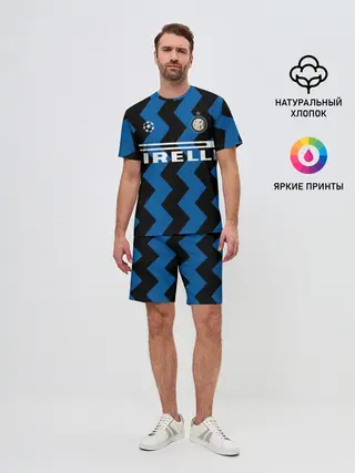 Мужской костюм с шортами / Inter | Home Jersey