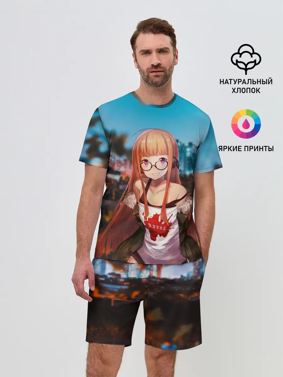 Мужской костюм с шортами / Футаба Сакура