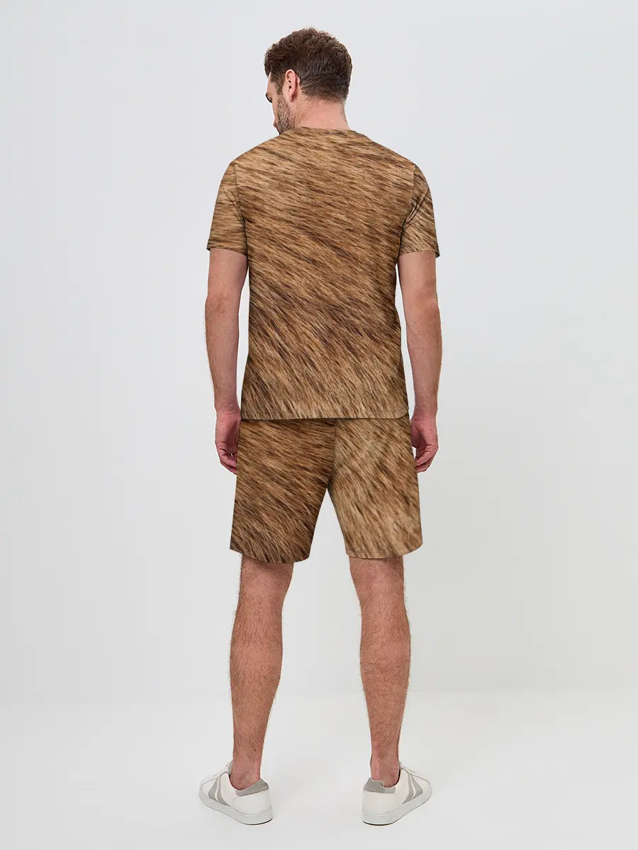 Мужской костюм с шортами / собака друг человека