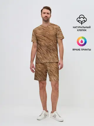 Мужской костюм с шортами / собака друг человека