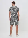 Мужской костюм с шортами / retro pattern