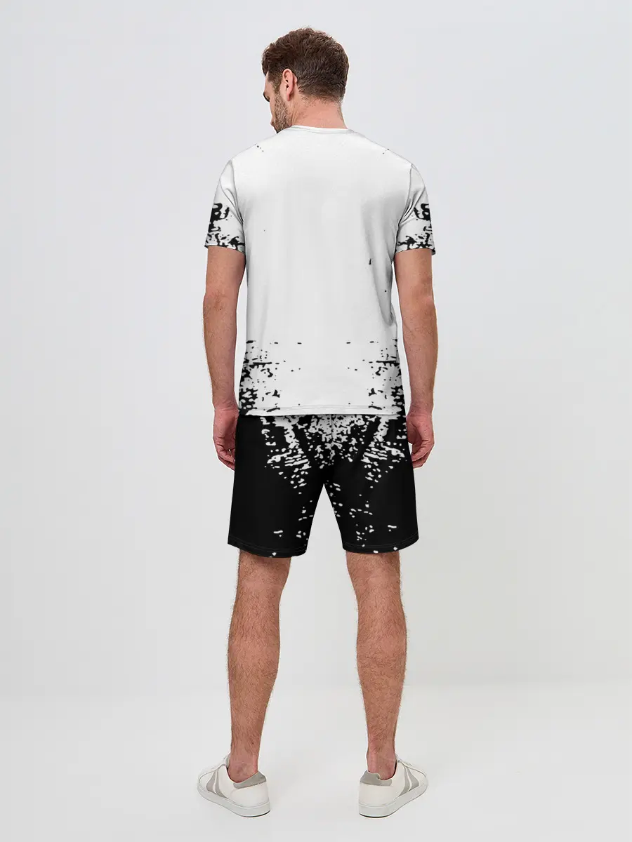 Мужской костюм с шортами / Хвост Феи монохромный