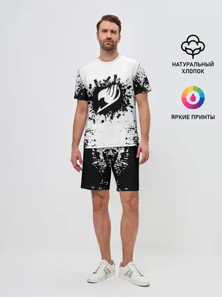 Мужской костюм с шортами / Хвост Феи монохромный