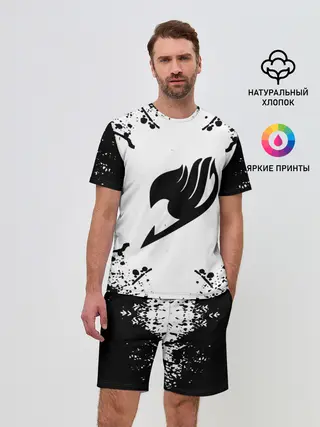 Мужской костюм с шортами / Хвост Феи в белом круге