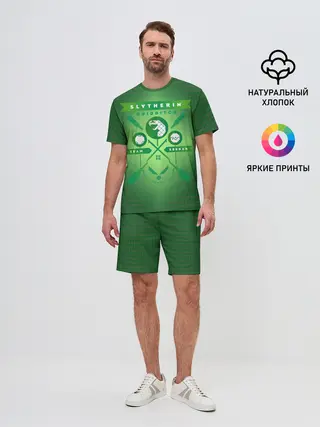 Мужской костюм с шортами / Slytherin Quidditch Team