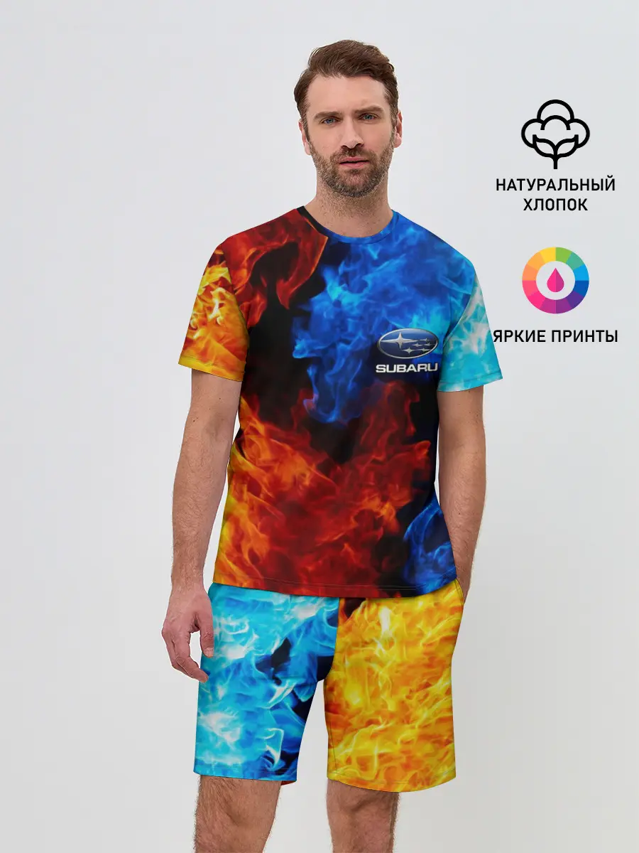 Мужской костюм с шортами / SUBARU