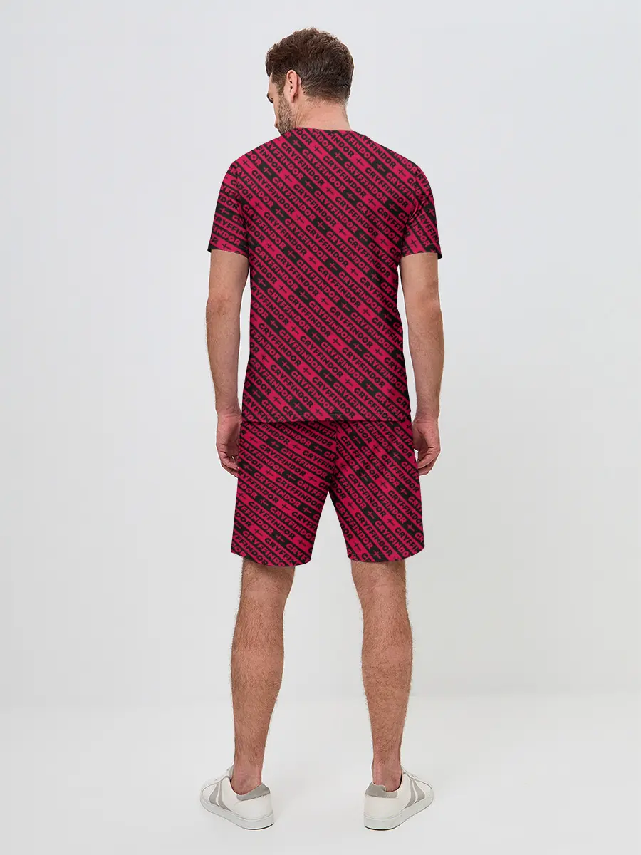 Мужской костюм с шортами / Гриффиндор паттерн