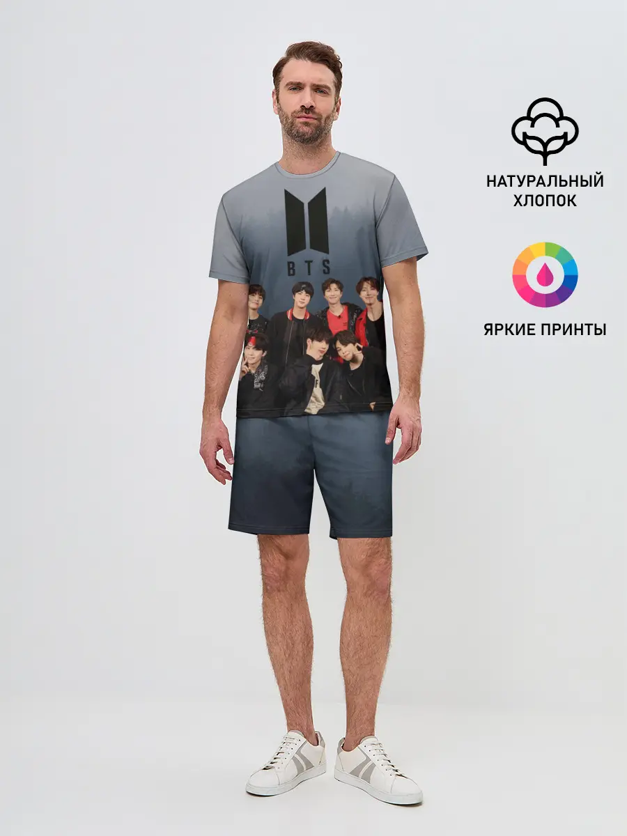 Мужской костюм с шортами / BTS Forest