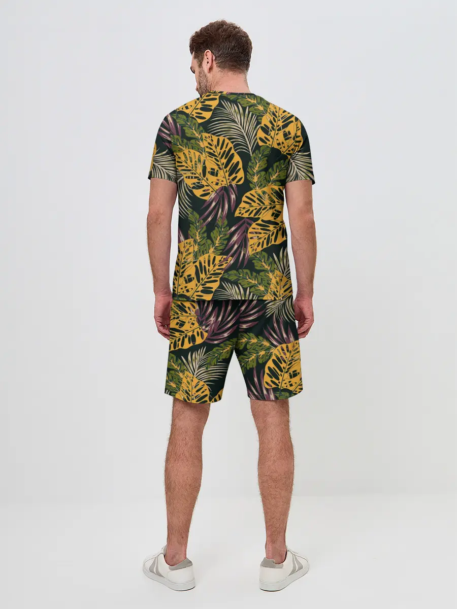 Мужской костюм с шортами / Тропический лес