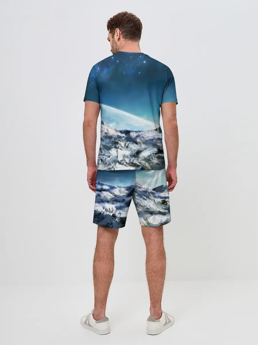 Мужской костюм с шортами / Космос
