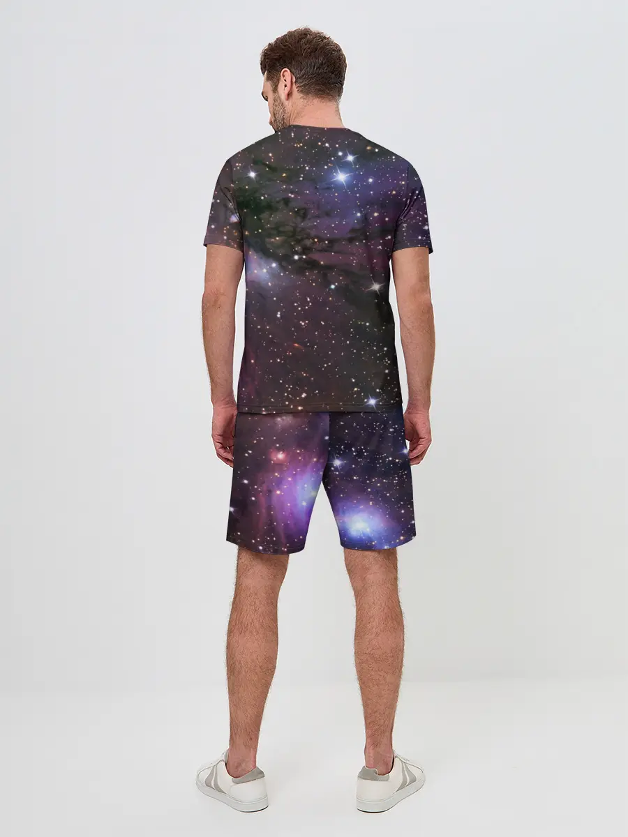 Мужской костюм с шортами / Галактика