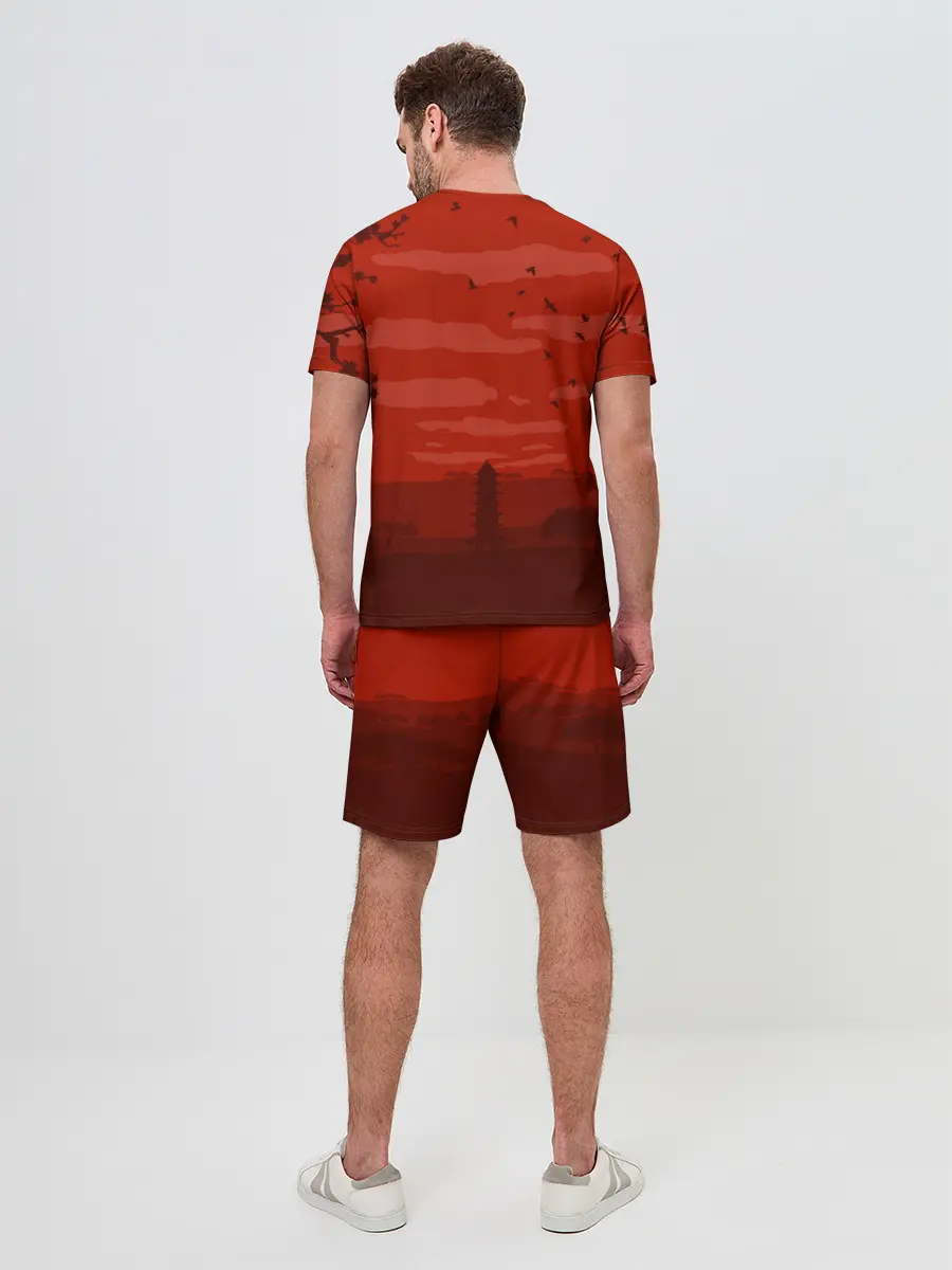 Мужской костюм с шортами / Сакура