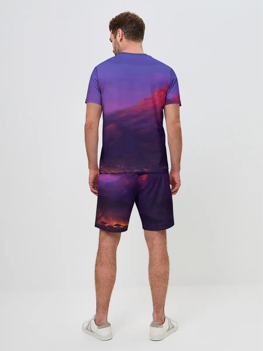 Мужской костюм с шортами / Горы