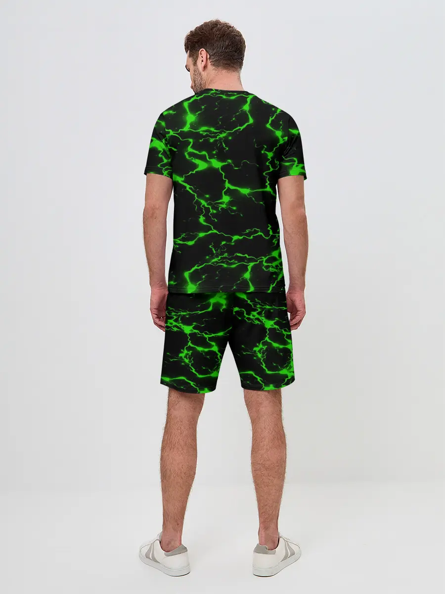 Мужской костюм с шортами / Green Flash