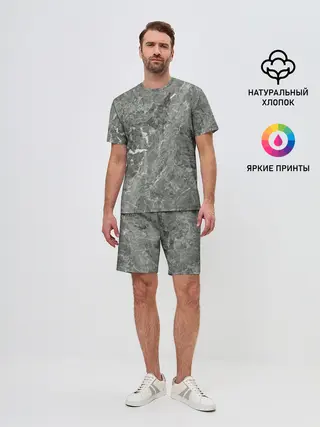 Мужской костюм с шортами / Grey