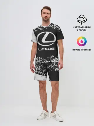 Мужской костюм с шортами / LEXUS / ЛЕКСУС