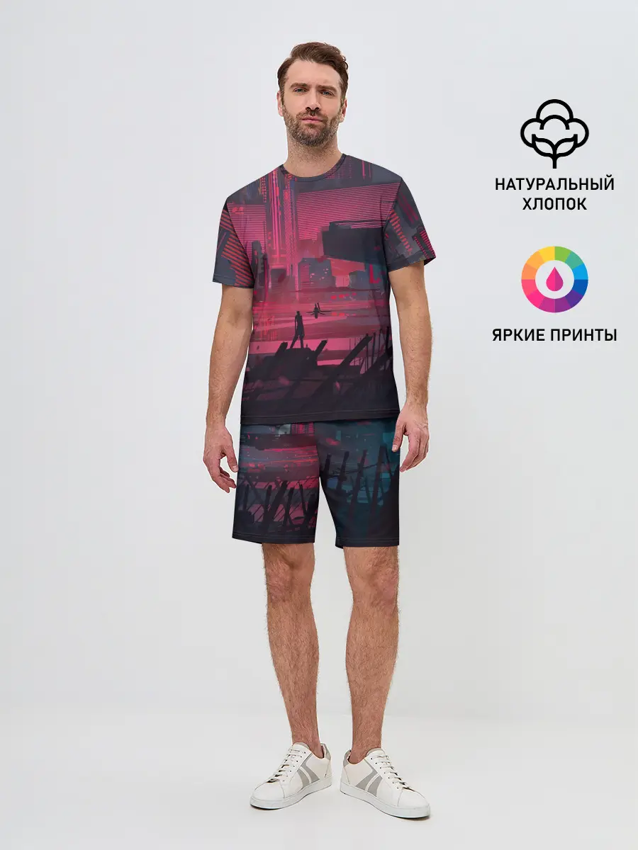 Мужской костюм с шортами / Город Будущего