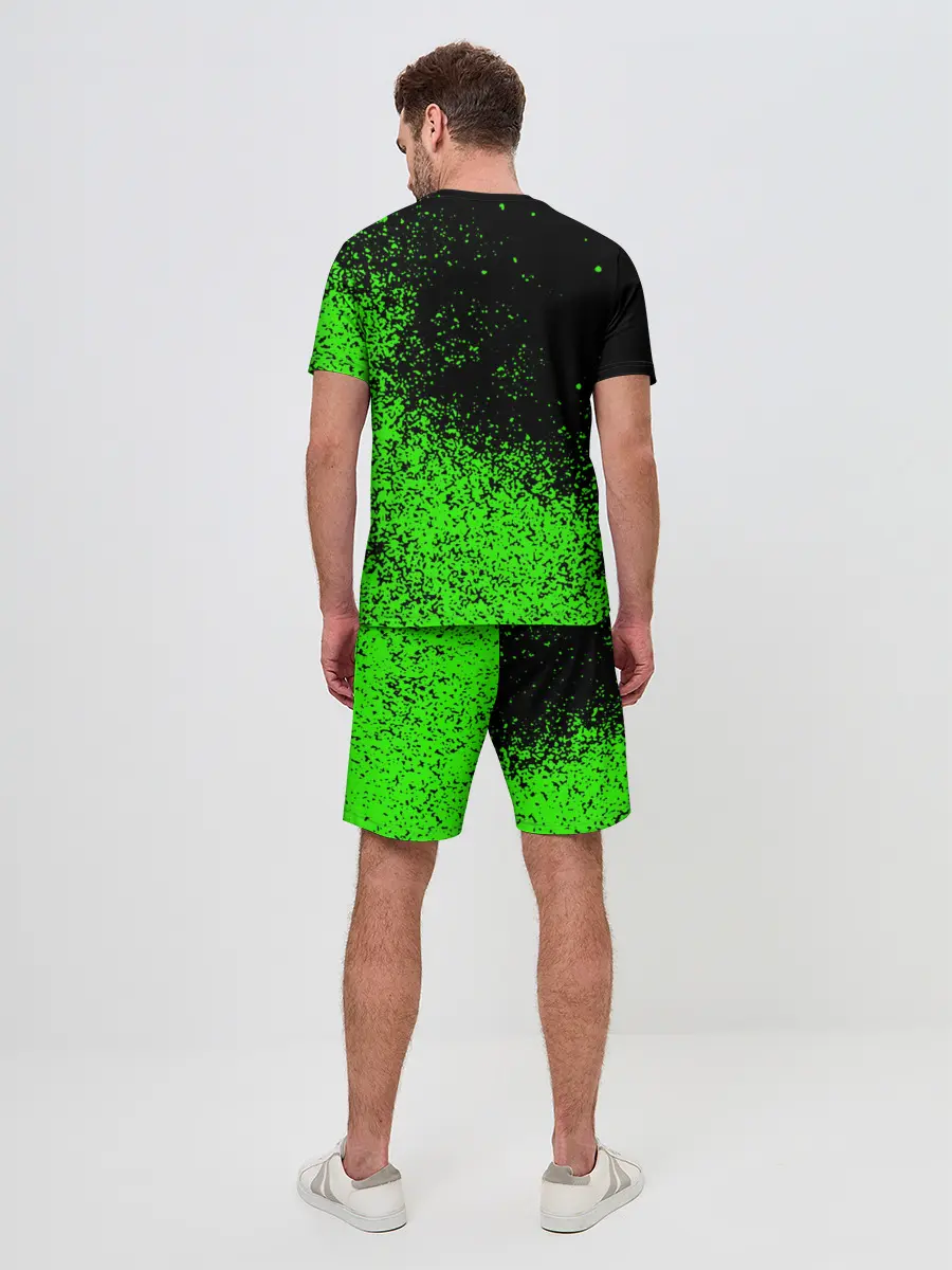 Мужской костюм с шортами / minecraft