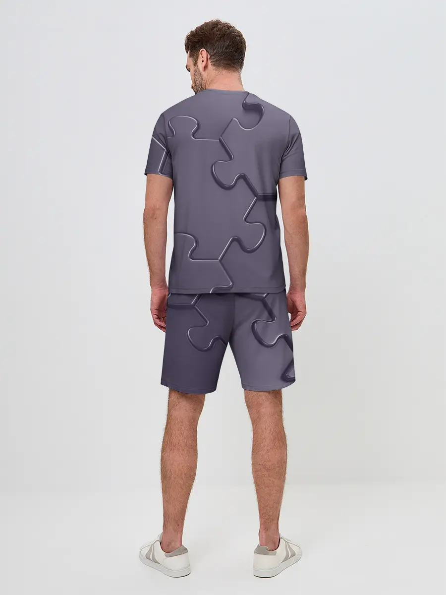 Мужской костюм с шортами / Puzzles